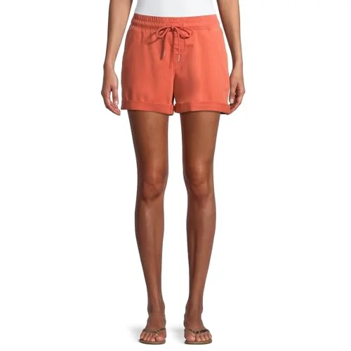 Women's Knit Shorts — (orange
