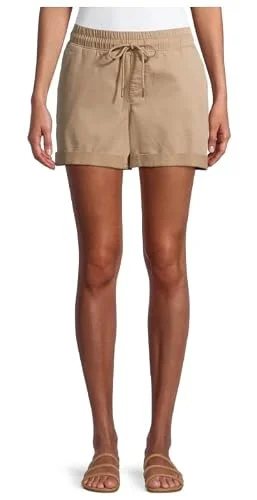 Women's Knit Shorts — (beige