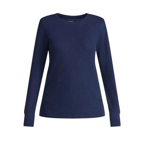Hooded Flannel Shirt — thermal top (blue
