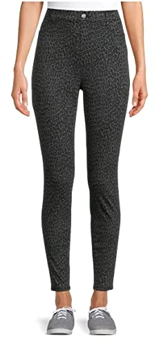 Animal Print Hoodie — black high rise jeggings medium