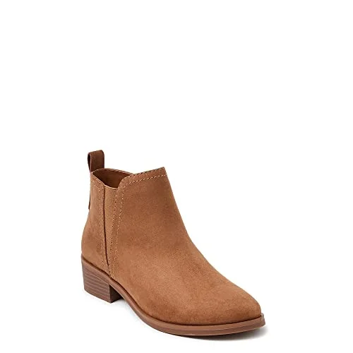 Time and Tru Women's Cognac Brown Ankle Bootie - 10