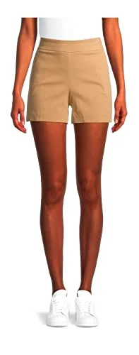 Time and Tru Women's 4" Millennium Short (Ant (Beige), XXL-20)