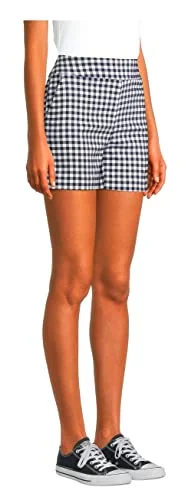 Time and Tru Women's 4" Millennium Short (Blue Cove Gingham, XXL-20) — 3