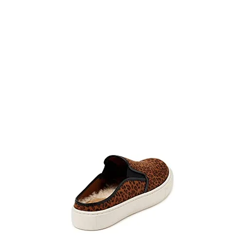 Time & Tru Women's Twin Gore Slip On Comfort Casual Mule Slide (M, Leopard, numeric_7) — 3