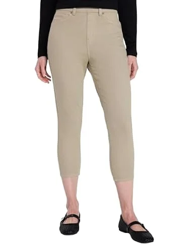 Pull On Jeggings — capri papyrus beige)