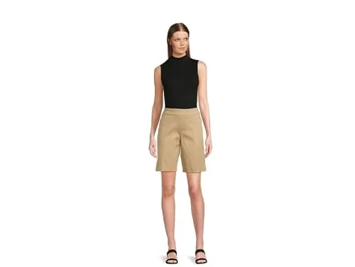 Time and Tru Women's Pull-on Bermuda Shorts (US, Alpha, 3X-Large, Regular, Regular, Ant)