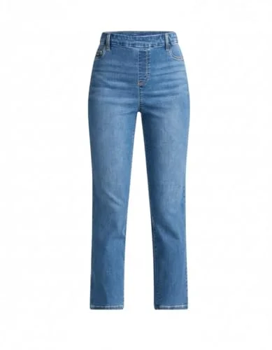 High Rise Curvy Jeans — women’s rise straight leg denim jegging 